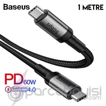 Baseus Cafule series Type-C PD3.1 Gen1 60W(20V-3A) 5Gbps Usb Şarj Kablasu 1metre