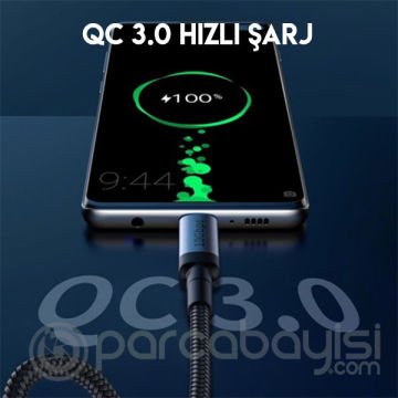 Baseus Cafule series Type-C PD3.1 Gen1 60W(20V-3A) 5Gbps Usb Şarj Kablasu 1metre