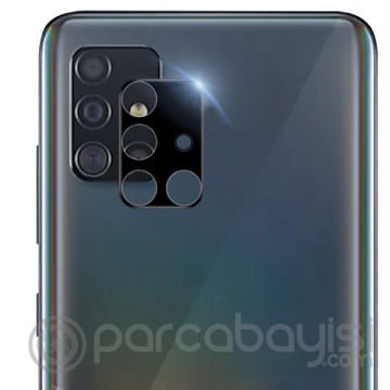 ALLY SM Galaxy A51 HD 3D Full Tempered Cam Kamera Koruyucu