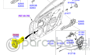 Kia Rio Ön Kapı Sol Gergisi Orjinal | 79380H8000