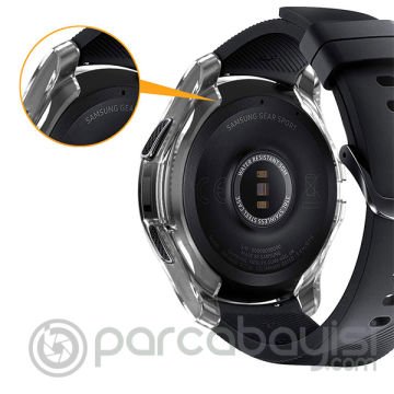 Ally Samsung Gear S3 Ultra Slim Silikon Bumber Kılıf