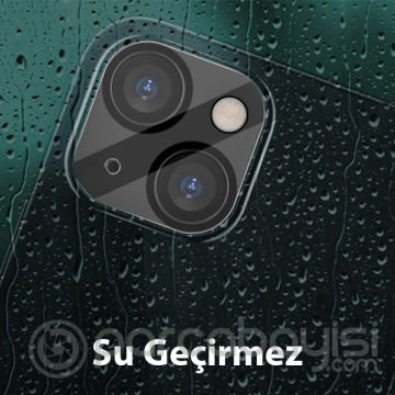 ALLY İPhone 13-13 Mini 3D Full Tempered Glass Cam Kamera Koruyucu