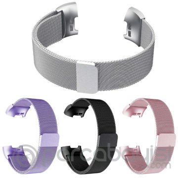 Fitbit Charge 3 Metal Milano Loop Kayış Kordon(l Beden)