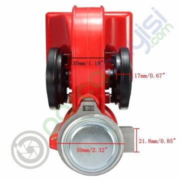 Ferrari Korna F1 Ferrari Kornası F1 Korna Sesi Kırmızı 12V