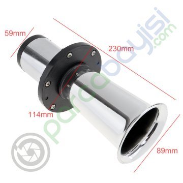Korna Ebube Öküz Boğa Korna 12V Ebube Ooogah Sesli Araç Kornası Kırmızı