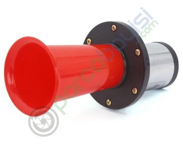 Korna Ebube Öküz Boğa Korna 12V Ebube Ooogah Sesli Araç Kornası Kırmızı