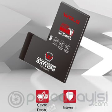 WOLG iPhone 13 Pro 3230 mAh Yüksek Kapasiteli Pil Batarya