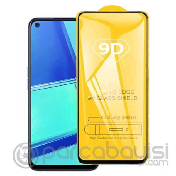ALLY OPPO Realme 6 9D Full Glue Tempered Cam Ekran Koruyucu