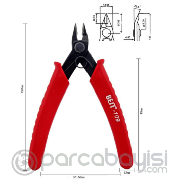 Best Bst-109 Mini Tel Çelik Karbon Pensesi