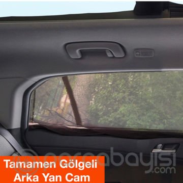 ALLY Araba Yan Cam Perdesi Sineklik Araç Oto Güneşlik Örtü Perde Kılıf