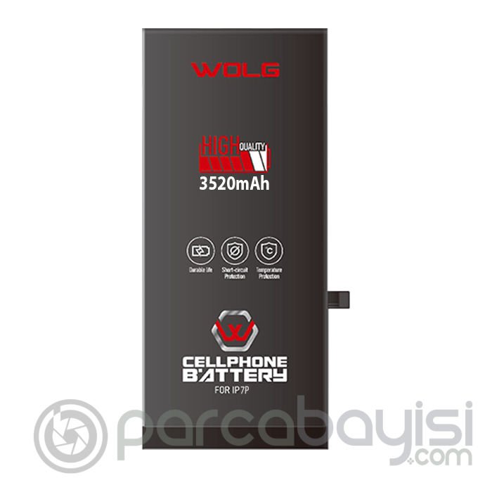 WOLG iPhone 7 Plus 3520 mAh Yüksek Kapasiteli Pil Batarya
