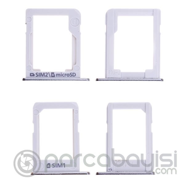 Ally Samsung Galaxy E5 E7 İçin Sim Ve Hafıza Kart Kapağı Tutucu Set