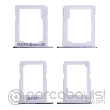 Ally Samsung Galaxy E5 E7 İçin Sim Ve Hafıza Kart Kapağı Tutucu Set