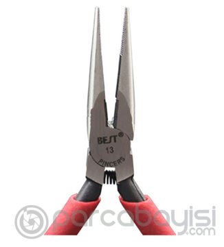 Best Bst-13 Mini Uzun Burun Tel Çelik Karbon Pensesi