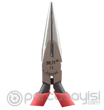 Best Bst-13 Mini Uzun Burun Tel Çelik Karbon Pensesi