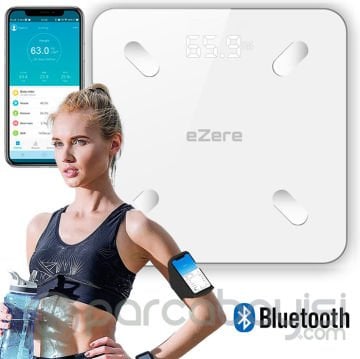 EZERE Body Composition Scale Yağ Ölçer Fonksiyonlu Akıllı Bluetooth Tartı Baskül