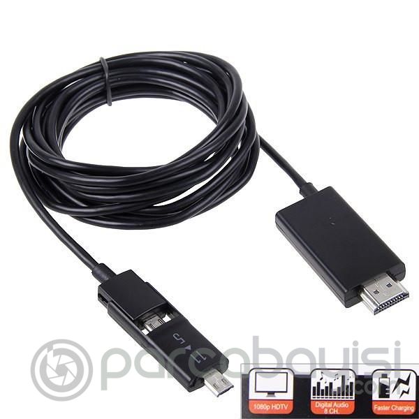 3metra Hdtv Hdmı Mhl Kablo Ally Galaxy  S2 S3 S4  Note1 2 3