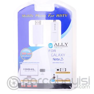 3metra Hdtv Hdmı Mhl Kablo Ally Galaxy  S2 S3 S4  Note1 2 3