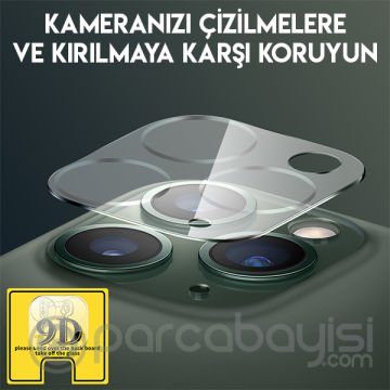iPhone 11 Pro 11 Pro Max Full Tempered Kamera Koruyucu Kırılmaz Cam