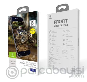 Baseus İPhone 6- 6S 3D Full Kaplama Kırılmaz Cam Ekran Koruyucu