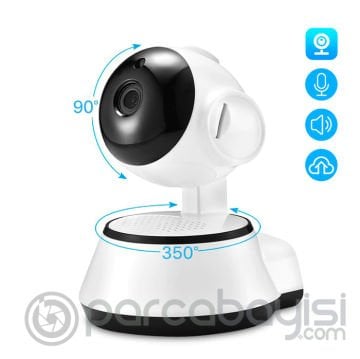 ALLY V380 1080P HD Gece Görüşlü Hareket Sensörlü WIFI Güvenlik Kamerası