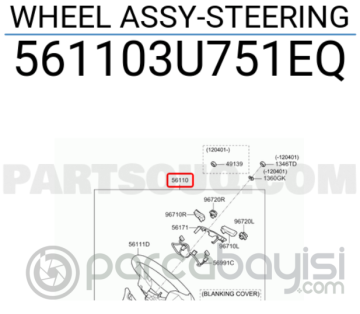 Kia Sportage Direksiyon Simidi Orjinal | 561103U751Eq