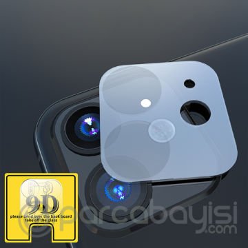 iPhone 11 6.1 full Tempered Kamera Koruyucu Kırılmaz Cam