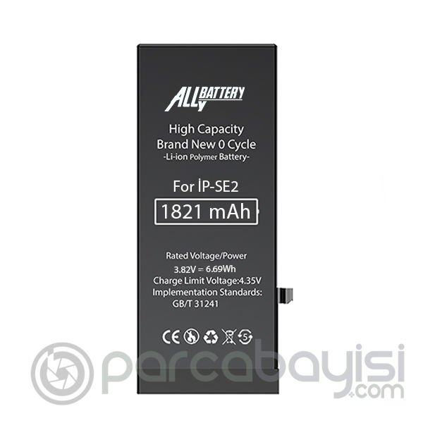 iPhone SE 2020  1821 Mah Yüksek Kapasiteli Pil Batarya