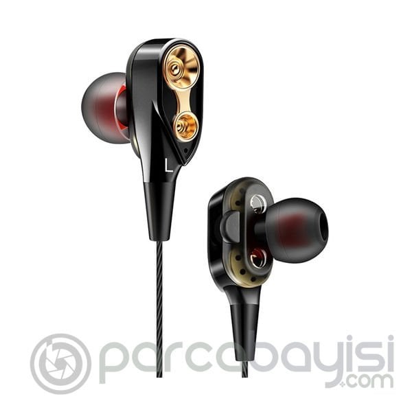 QKZ CK8 HİFİ Çift Dinamik Heavy Bass 3.5 MM Kulak İçi Kulaklık