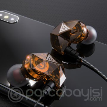 QKZ AK2 Süper Bass Kablolu Mikrofonlu Sportif Kulakiçi Kulaklık