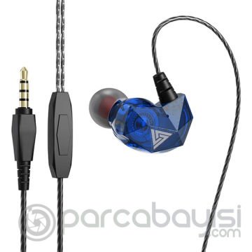 QKZ AK2 Süper Bass Kablolu Mikrofonlu Sportif Kulakiçi Kulaklık