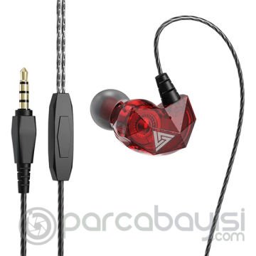 QKZ AK2 Süper Bass Kablolu Mikrofonlu Sportif Kulakiçi Kulaklık