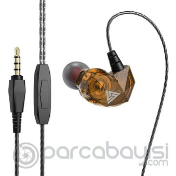 QKZ AK2 Süper Bass Kablolu Mikrofonlu Sportif Kulakiçi Kulaklık