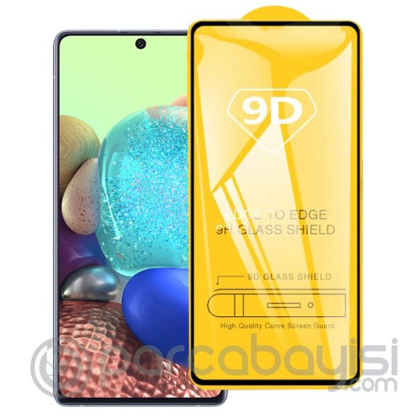 ALLY SM Galaxy A71 9D Full Glue Tempered Cam Ekran Koruyucu