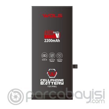 WOLG iPhone 8 2200 mAh Yüksek Kapasiteli Pil Batarya