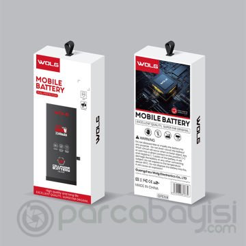 WOLG iPhone 8 Plus 3340 mAh Yüksek Kapasiteli Pil Batarya