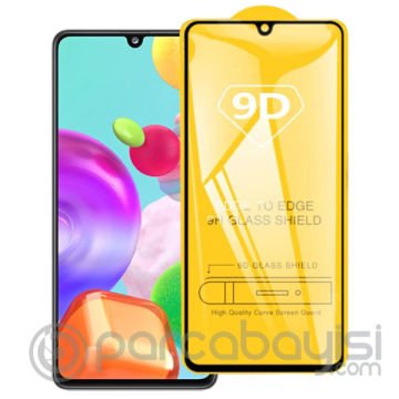 ALLY SM Galaxy A41 9D Full Glue Tempered Cam Ekran Koruyucu