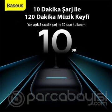 Baseus Bowie E9 Gürültü Önleyici Bluetooth 5.3 Kablosuz Kulaklık