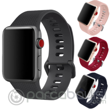 Ally Apple Watch 7-8 41mm 6-5-4 40mm Sport Soft Silikon Kayış Watchbelt 3-2-1 38mm