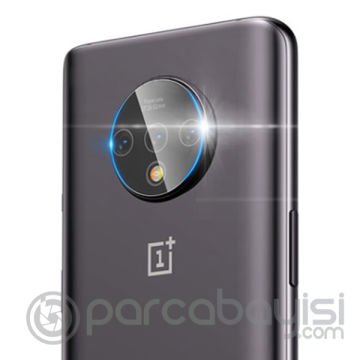 OnePlus 7T Tempered Kamera Koruyucu Kırılmaz Cam