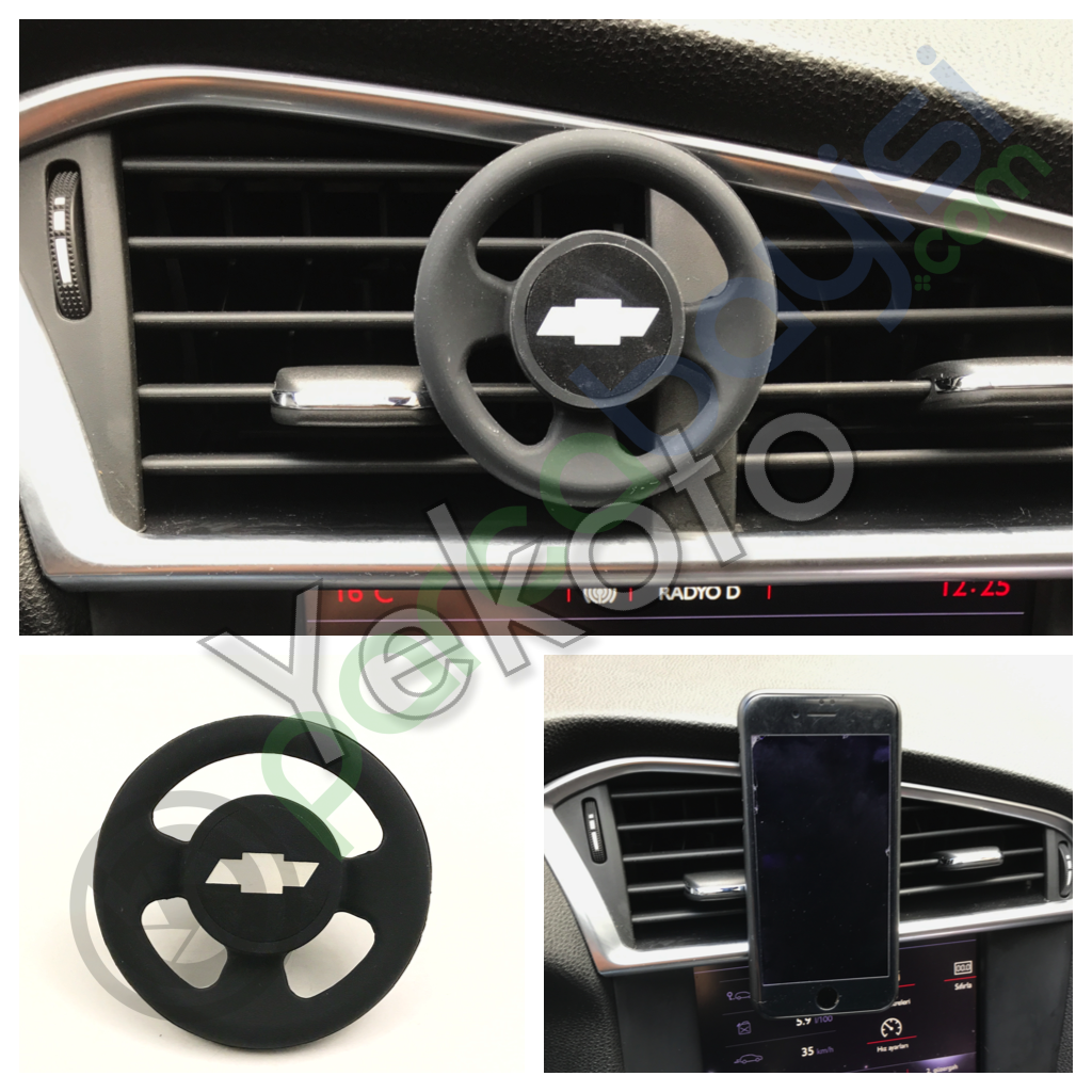 Chevrolet Silikon Direksiyon Telefon Tutucu Yeni Model