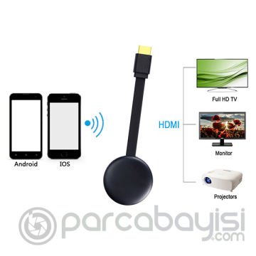 G6 İOS Android Wireless Görüntü Aktarıcı Chromecast Youtube,Netflix