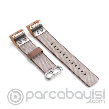 Fitbit Charge 2 Akıllı Saat Çift Renk Noylon Kordon Kayış