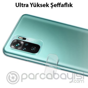 ALLY Xiaomi Redmi Note 10 4G Tempered Glass Cam Kamera Koruyucu