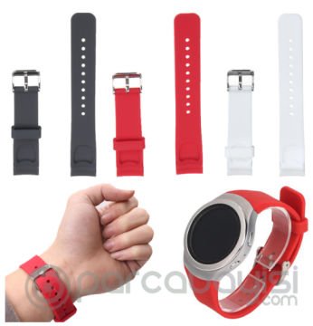 Ally Sm Gear S2,R600 Watch S4 42mm Dişli Silikon Kordon Kayış