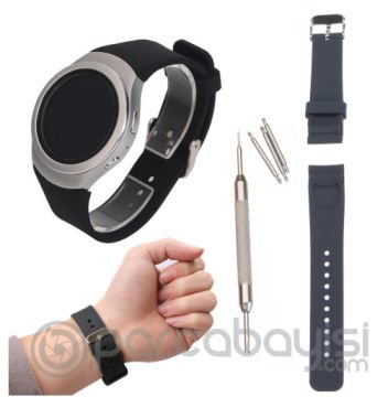 Ally Sm Gear S2,R600 Watch S4 42mm Dişli Silikon Kordon Kayış