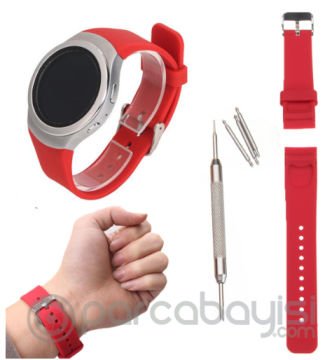 Ally Sm Gear S2,R600 Watch S4 42mm Dişli Silikon Kordon Kayış