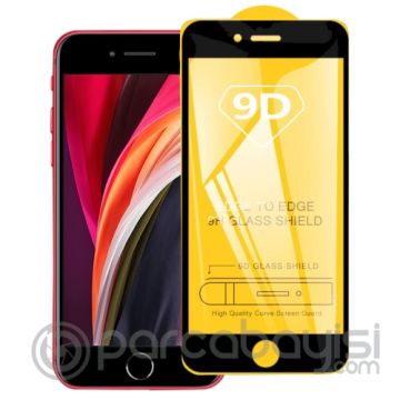 iPhone SE3-SE2 İPhone 8-7 9D Full Glue Tempered Cam Ekran Koruyucu