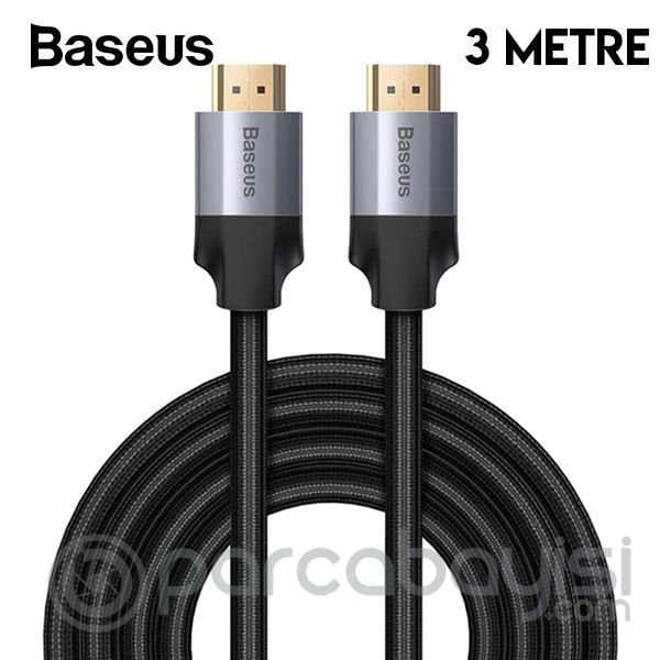 Baseus Enjoyment 4KHD 60HZ HDMI-HDMI 2.0 Uzatma Kablosu 3metre