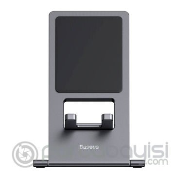 Baseus Katlanabilir Metal Masaüstü Telefon Tutucu ve Tablet Standı